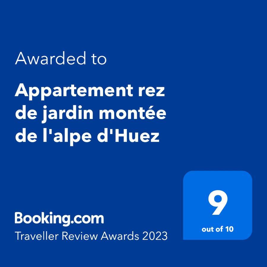 Appartement rez de jardin montée de l'alpe d'Huez La Garde  Exterior foto